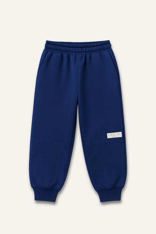 Pojkar klassiska marinblå joggingbyxor