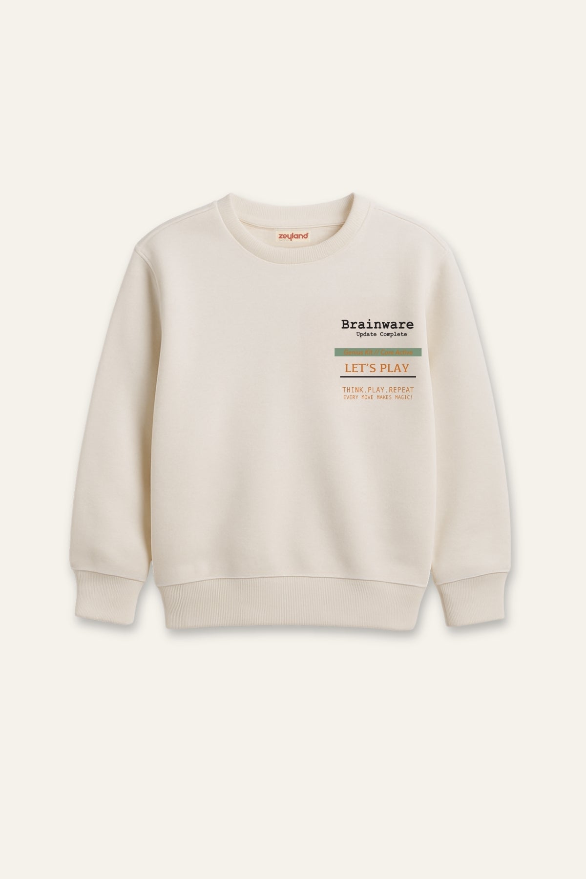 Långärmad T-shirt i bomullsmix för barn