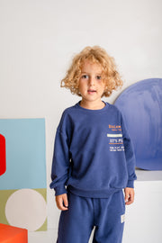 Långärmad T-shirt i bomullsmix för barn